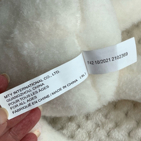 MTY International Plush Bunny Rabbit Stuffed Animal with Rattle Embroidered Eyes - Picture 8 of 10